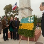 Con un solemne acto y una ofrenda floral se recordó a las víctimas del hecho bélico.