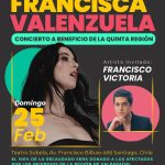Súbela presenta: Francisca Valenzuela en concierto a beneficio para la Quinta Región